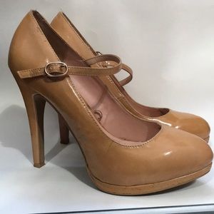 Zara nude pumps -size 8